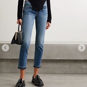 RAG & BONE Dre Capri Low-Rise Jeans in Livingston Wash Size 26